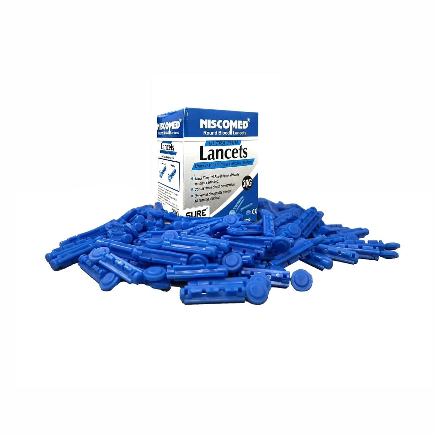 Blood Lancets - Round.