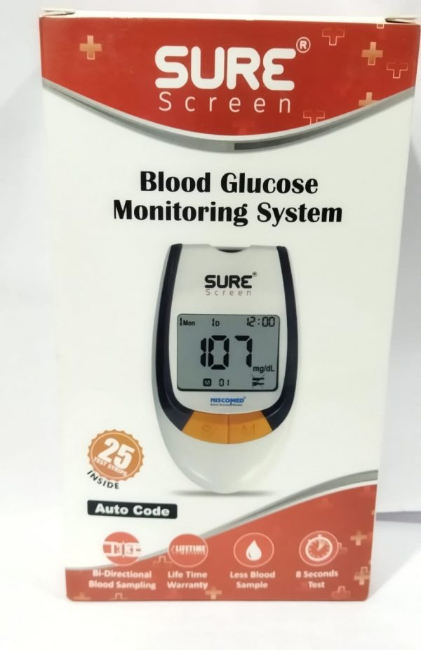 Blood Glucose Monitoring System (sure screen)
