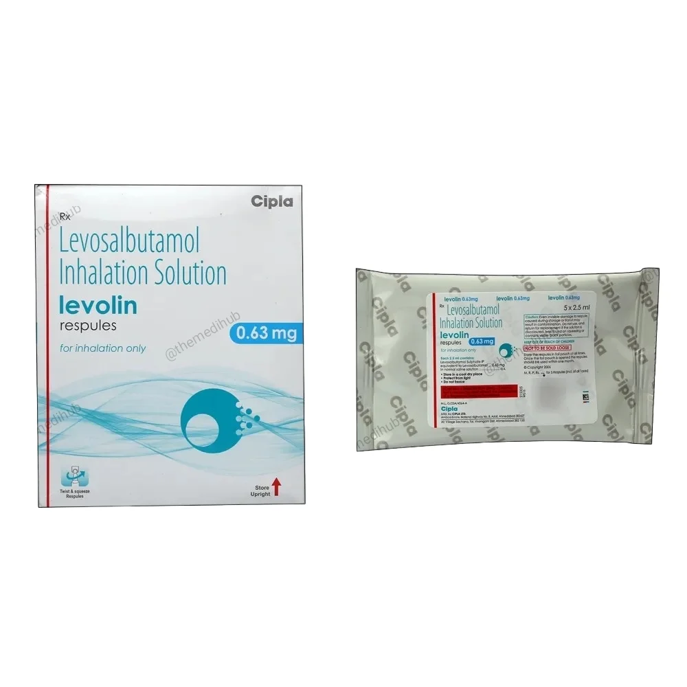 LEVOLIN 0.63MG RESPULES (5'S PACK)