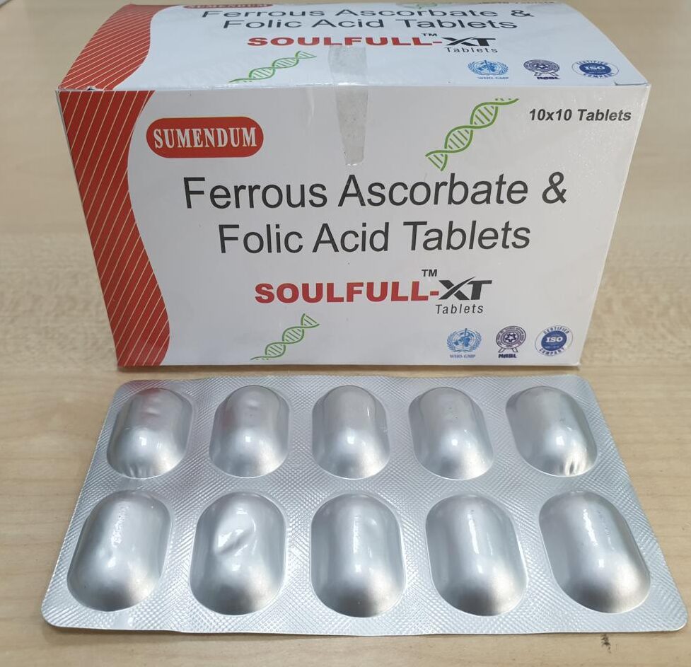 Ferrous Ascorbate Folic Acid (SOULFULL-XT)