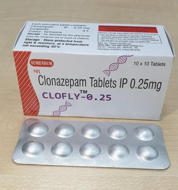 Clonazepam tab(CLOFLY-0.25)