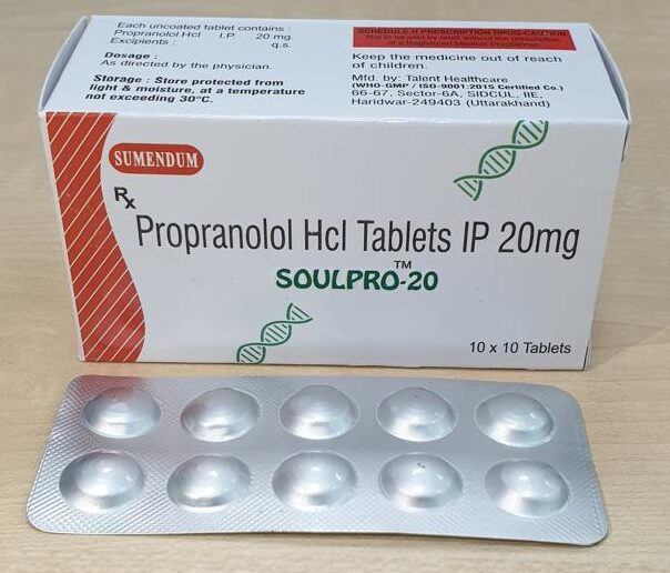 Propranolol Hcl tab (SOULPRO- 20MG)