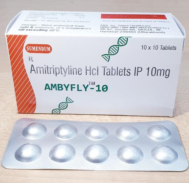 Amitriptyline Hcl tab(AMBYFLY-10MG)