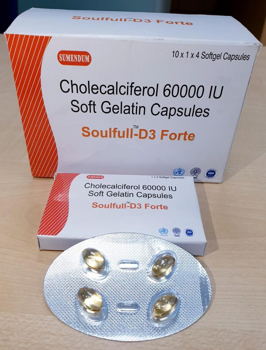 Cholecalciferol 60000 IU (SOULFULL-D3 FORTE)