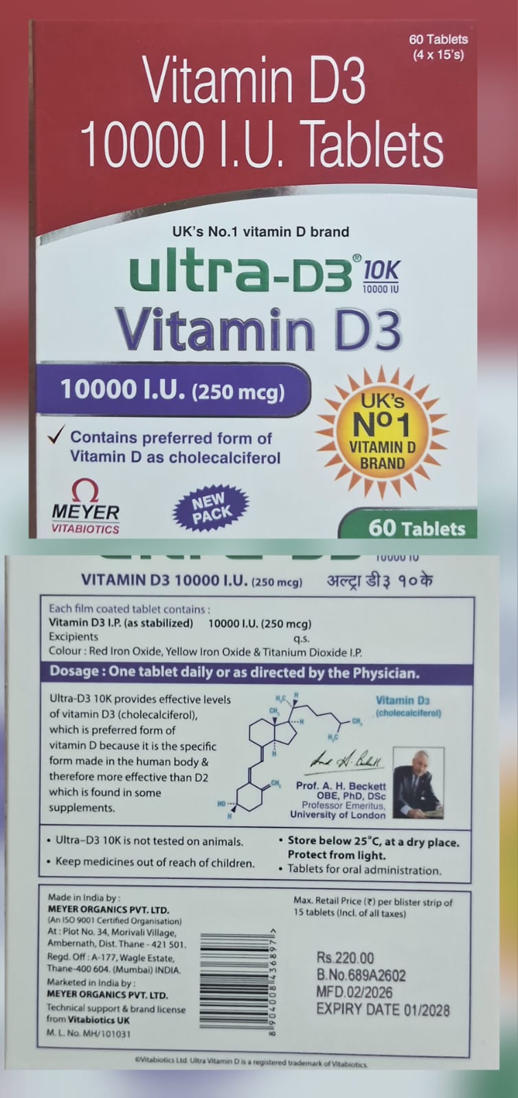 Vitamin -D3 10000I.U